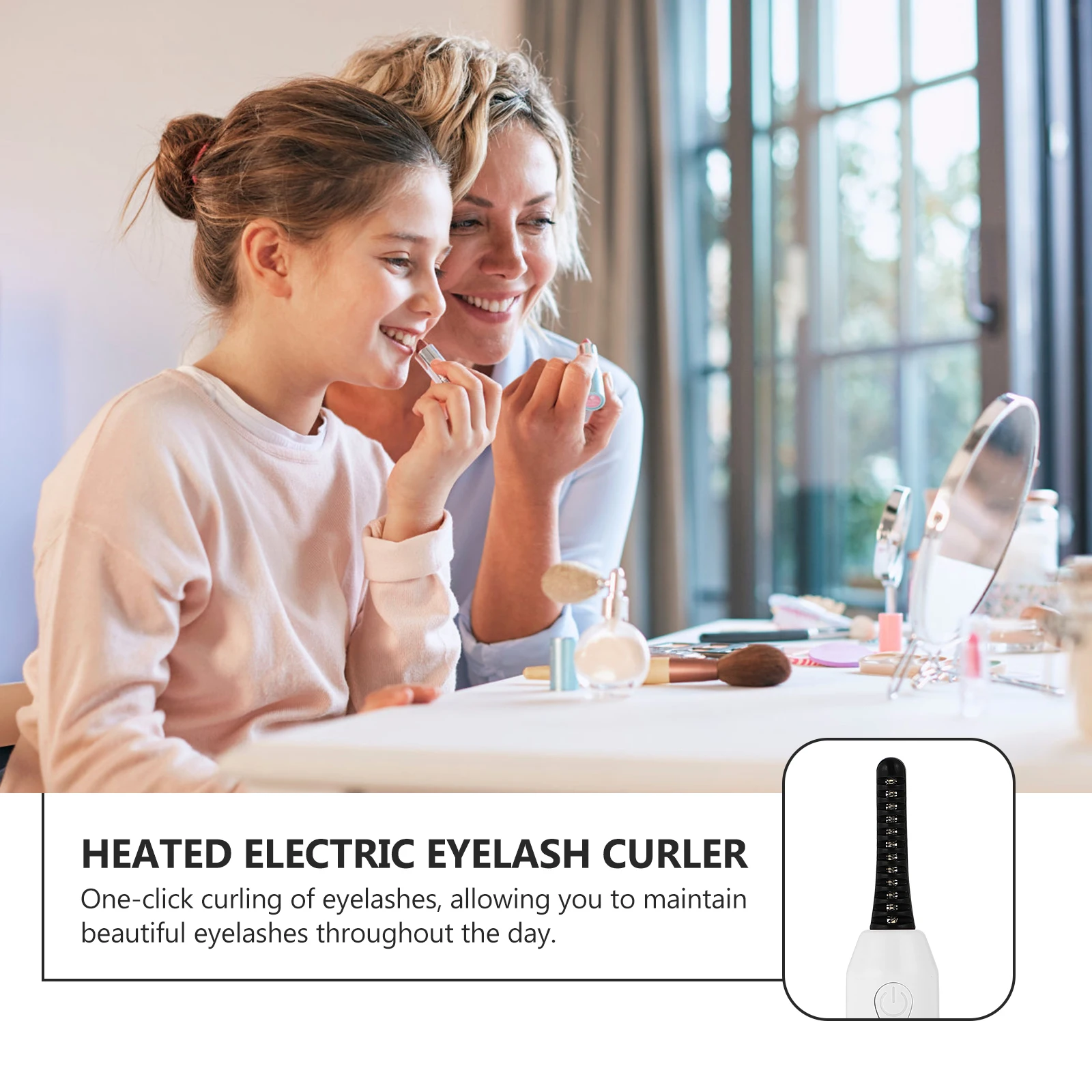 Electric Heated Eyelash Seller Tools Makeup Heating Practical Bride Heat Lash Electric Lash Curler Perfect Gift Women Girls
Electric Heated Eyelash Seller Tools Makeup Heating Practical Bride Heat Lash Electric Lash Curler Perfect Gift Women Girls