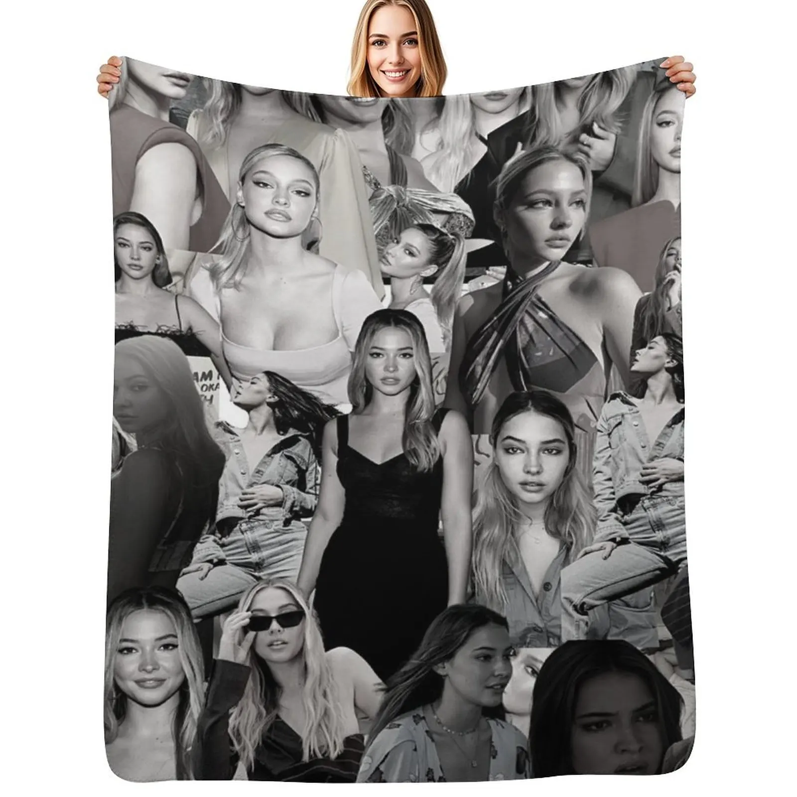 Madelyn Cline Super Fine Black and White Aesthetic Collage - 2 Throw Blanket Cozy Throw Blanket for Bed Sofa Chair
Madelyn Cline Super Fine Black and White Aesthetic Collage - 2 Throw Blanket Cozy Throw Blanket for Bed Sofa Chair