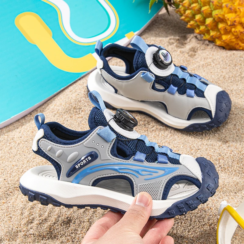 2025 New Kids Sandals Summer Shoes for Children Breathable Quick-dry Beach Shoes Boys Closed-toe Outdoor Sports Sandals
2025 New Kids Sandals Summer Shoes for Children Breathable Quick-dry Beach Shoes Boys Closed-toe Outdoor Sports Sandals