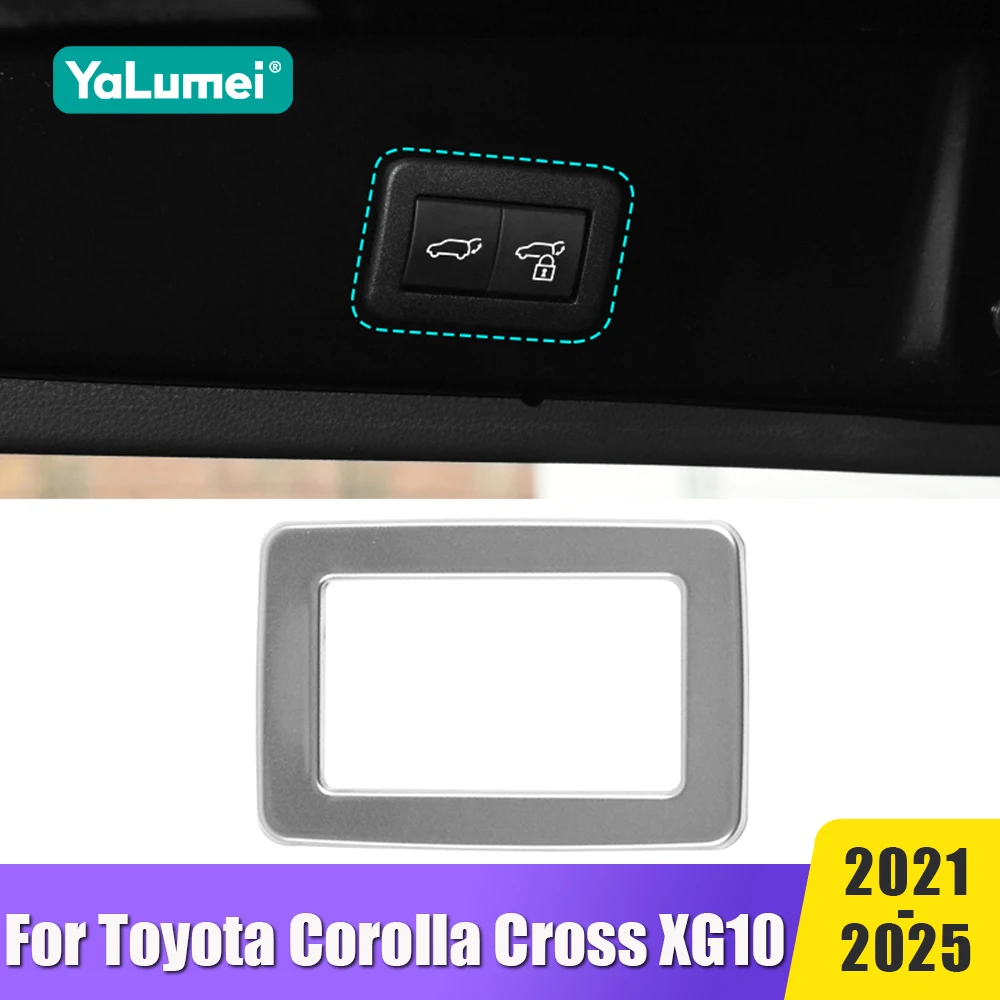 Car Styling Rear Door Trunk Switch Button Frame Cover Trim For Toyota Corolla Cross XG10 2021~2024 2022 2023 Hybrid Accessories
Car Styling Rear Door Trunk Switch Button Frame Cover Trim For Toyota Corolla Cross XG10 2021~2024 2022 2023 Hybrid Accessories