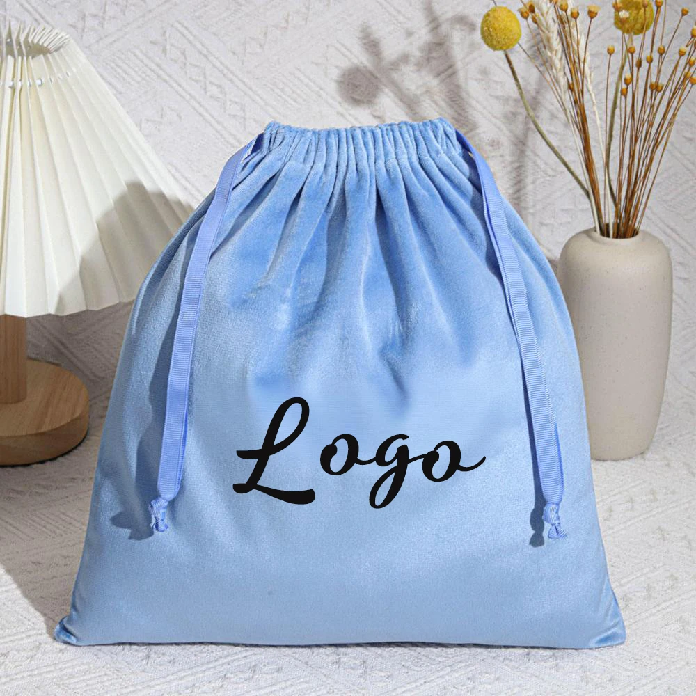 50 шт., высококачественная мягкая большая бархатная сумка на шнурке 30x40 см, ювелирные изделия с персонализированным логотипом, косметическая обувь, футболка, сумки для покупок
50 шт., высококачественная мягкая большая бархатная сумка на шнурке 30x40 см, ювелирные изделия с персонализированным логотипом, косметическая обувь, футболка, сумки для покупок