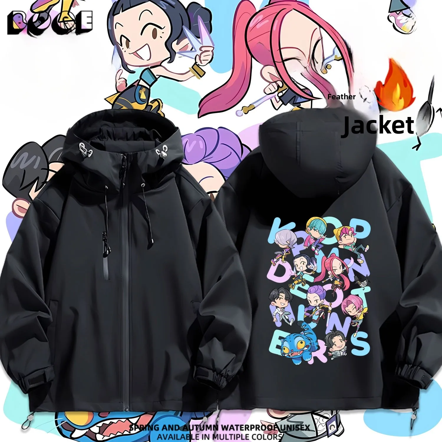 K Magic Girl T Cartoon Cute Q Version Autumn Winter down Jaet Outerwear ex Loose Fit Waterproof Outdoor
K Magic Girl T Cartoon Cute Q Version Autumn Winter down Jaet Outerwear ex Loose Fit Waterproof Outdoor