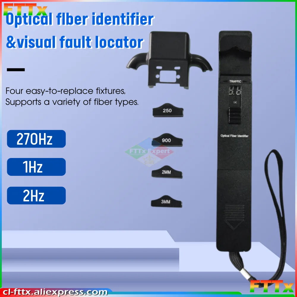Joinwit JW3306B Handheld Mini Fiber Optic Identifier Applicable for bare fiber 0.9/2.0/3.0 cable JW3306B optic fiber Identifier
Joinwit JW3306B Handheld Mini Fiber Optic Identifier Applicable for bare fiber 0.9/2.0/3.0 cable JW3306B optic fiber Identifier
