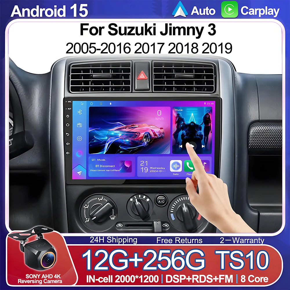 Android 15 Car Stereo Radio For Suzuki Jimny 3 2005-2016 2017 2018 2019 Multimedia Player Carplay Android Auto No 2din Head Unit
Android 15 Car Stereo Radio For Suzuki Jimny 3 2005-2016 2017 2018 2019 Multimedia Player Carplay Android Auto No 2din Head Unit