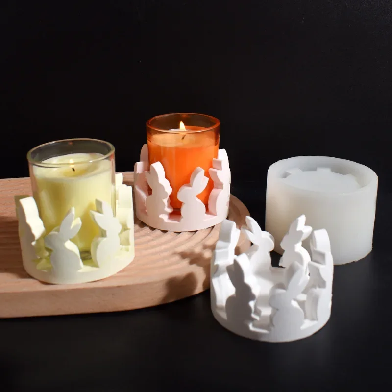 Easter Hollow Out Rabbit Silicone Molds DIY Tealight Candle Cup Holder Gypsum Plaster Cement Concrete Mould House Ornament Mold
Easter Hollow Out Rabbit Silicone Molds DIY Tealight Candle Cup Holder Gypsum Plaster Cement Concrete Mould House Ornament Mold