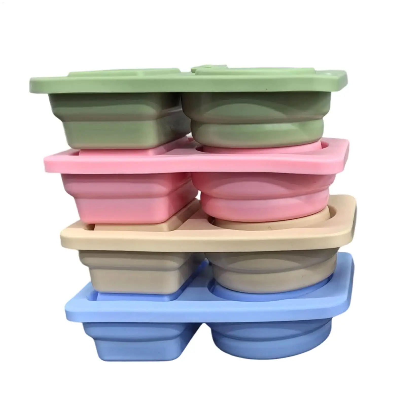 Snack Containers With Lids Snack Prep Containers Reusable With Lids 4 Pieces Double Compartment Organizer Food Storage Silicone
Snack Containers With Lids Snack Prep Containers Reusable With Lids 4 Pieces Double Compartment Organizer Food Storage Silicone