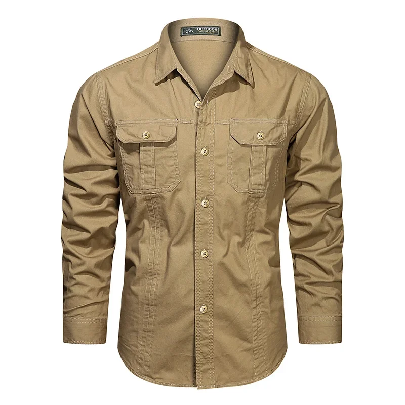 Bolubao New Men Shirt Jacket Fashion Solid Color Cotton Long Sleeve Streetwear Male Cargo Shirt Jacket EU Size
Bolubao New Men Shirt Jacket Fashion Solid Color Cotton Long Sleeve Streetwear Male Cargo Shirt Jacket EU Size