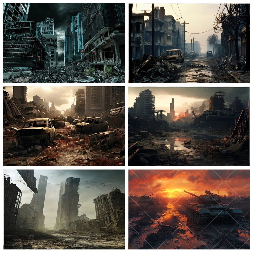 Destroyed City Ruins Disaster Background Customized Doomsday Fire Crisis Dark Scene Portrait Studio Decoration Photography Props
Destroyed City Ruins Disaster Background Customized Doomsday Fire Crisis Dark Scene Portrait Studio Decoration Photography Props