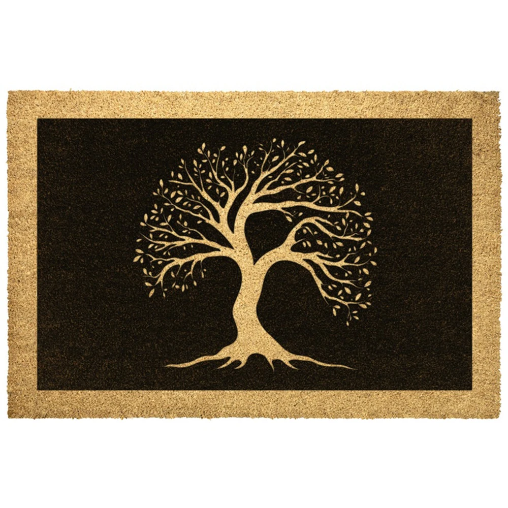 Tropical Tree Of Life Mat Coir Welcome Natural Non Slip Doormat Housewarming Gift Minimalist Theme Nature Spring Summer
Tropical Tree Of Life Mat Coir Welcome Natural Non Slip Doormat Housewarming Gift Minimalist Theme Nature Spring Summer