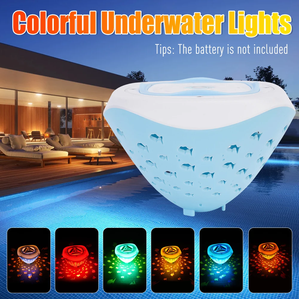 Multi Color Underwater Lamp Fish Pattern Fountain Projector Light LED Battery Operated for Disco Pool Party Pool Accessories
Multi Color Underwater Lamp Fish Pattern Fountain Projector Light LED Battery Operated for Disco Pool Party Pool Accessories