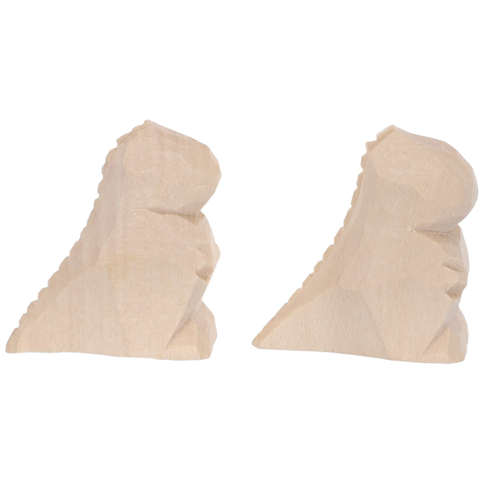 2Pcs Hand Carved Wood Dinosaur Figures Unfinished for Kids Painting Craft Educational Activities Desktop Decor
2Pcs Hand Carved Wood Dinosaur Figures Unfinished for Kids Painting Craft Educational Activities Desktop Decor