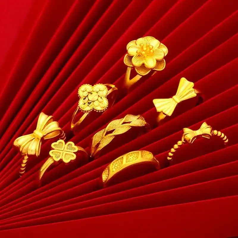 9999 24K Real Gold Rose Adjustable Closed Loop Heart shaped Couple Ring Couple Wedding Ring Gold Jewelry Jewelry
9999 24K Real Gold Rose Adjustable Closed Loop Heart shaped Couple Ring Couple Wedding Ring Gold Jewelry Jewelry