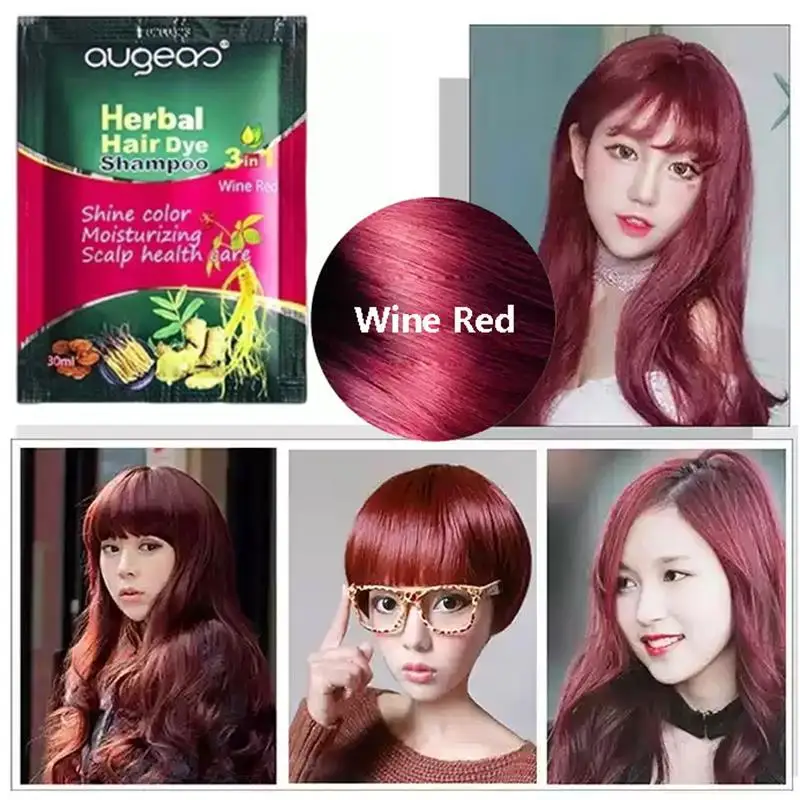Pure Natural Herbal Hair Dye Shampoo 5 Minutes Change Hair Color Non-irritating Repair Gray White Fashion Hair Care Women Men
Pure Natural Herbal Hair Dye Shampoo 5 Minutes Change Hair Color Non-irritating Repair Gray White Fashion Hair Care Women Men
