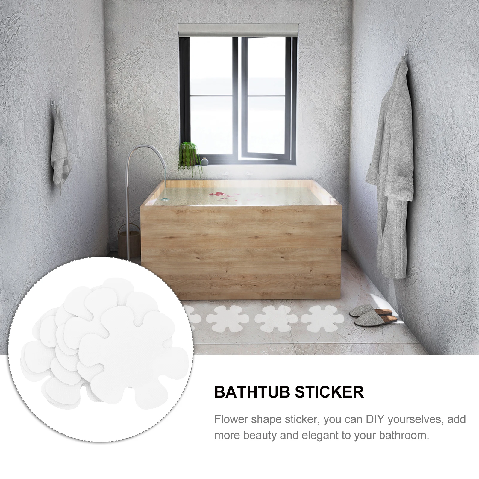 16 Pcs Anti Slip Bath Mat PEVA Non Skid Stickers for Shower Floor Tub Kitchen Pool Balcony Corridor Doorway Easy Installation
16 Pcs Anti Slip Bath Mat PEVA Non Skid Stickers for Shower Floor Tub Kitchen Pool Balcony Corridor Doorway Easy Installation