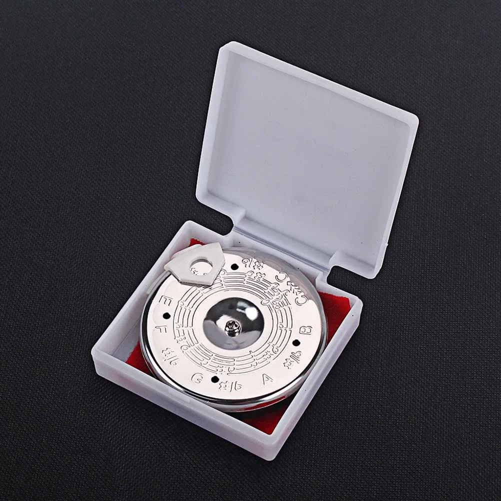 13 Tone C Pitch Guitar Tuner B702 Silver Violin Bass Tuning Tool With White Case 13 Tone Guitar Tuner High Grade Durable
13 Tone C Pitch Guitar Tuner B702 Silver Violin Bass Tuning Tool With White Case 13 Tone Guitar Tuner High Grade Durable