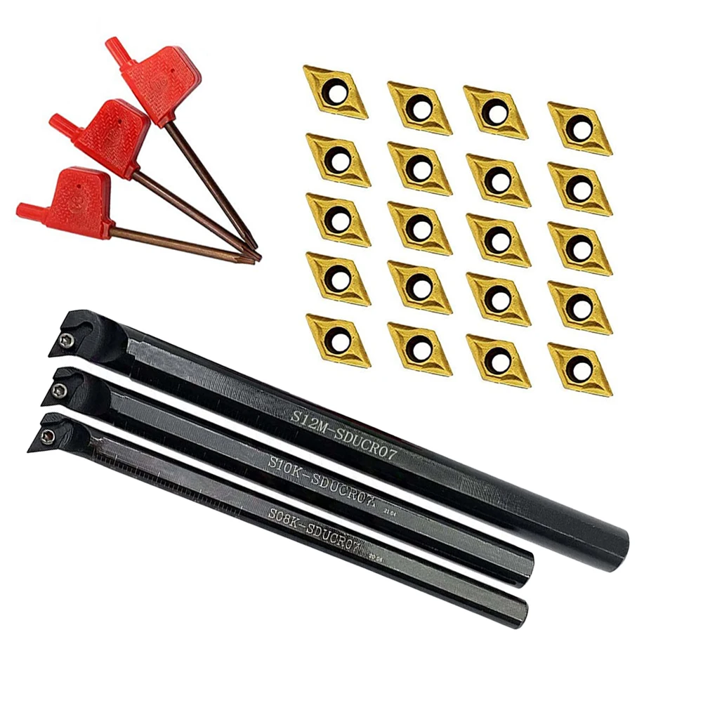 For Machining Tasks Carbide Inserts DCMT Inserts Black Boring Bar With Inserts Tool Holder Long Lifespan Tools
For Machining Tasks Carbide Inserts DCMT Inserts Black Boring Bar With Inserts Tool Holder Long Lifespan Tools