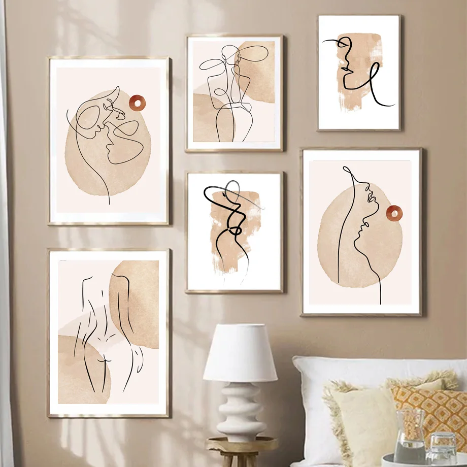 Abstract Kiss Sexy Woman Minimalist lines Boho Vintage Posters Wall Art Pictures Nordic Living Room Decor Prints Canvas Painting
Abstract Kiss Sexy Woman Minimalist lines Boho Vintage Posters Wall Art Pictures Nordic Living Room Decor Prints Canvas Painting