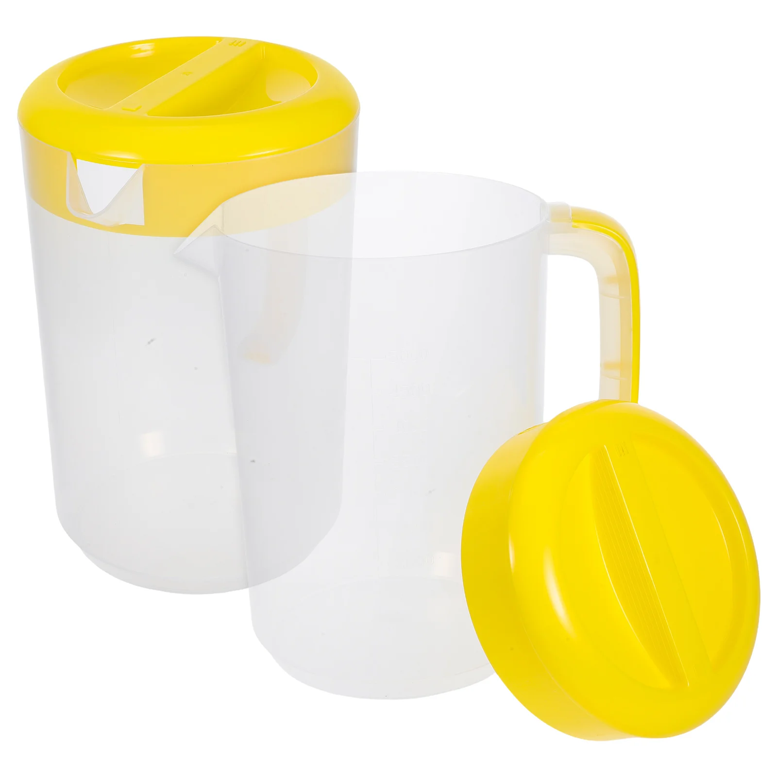 2Pcs Cold Water Pitcher Large Capacity Thickened Plastic Jug Measurement Marks Camping Juice Container Refrigerator Yellow
2Pcs Cold Water Pitcher Large Capacity Thickened Plastic Jug Measurement Marks Camping Juice Container Refrigerator Yellow