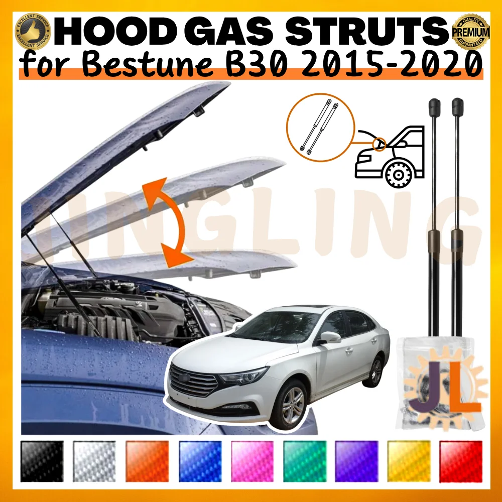 Qty(2) Hood Struts for Bestune B30 2015-2020 Front Bonnet Modify Gas Springs Shock Absorbers Lift Supports Dampers
Qty(2) Hood Struts for Bestune B30 2015-2020 Front Bonnet Modify Gas Springs Shock Absorbers Lift Supports Dampers