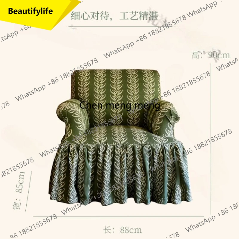 a38 Living Room Single Chair Wooden Modern Bedroom Balcony Chaise Lounge Green Sofa Chair Luxury Lazy Relaxing Daybed Furniture
a38 Living Room Single Chair Wooden Modern Bedroom Balcony Chaise Lounge Green Sofa Chair Luxury Lazy Relaxing Daybed Furniture