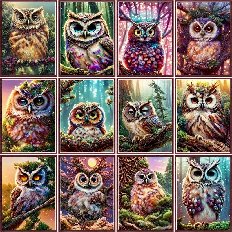 CHENISTORY 5d Diy Diamond Painting Owl Animals Diy Kits Diamond Embroidery Cross Stitch Art Kits For Children Gift
CHENISTORY 5d Diy Diamond Painting Owl Animals Diy Kits Diamond Embroidery Cross Stitch Art Kits For Children Gift