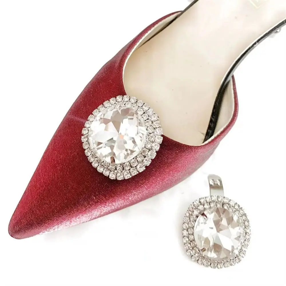 1pc Fashion Shiny Metal Shoe Clips Rhinestones Removable Charm Buckle Crystal Charms Jewelry Women Lady
1pc Fashion Shiny Metal Shoe Clips Rhinestones Removable Charm Buckle Crystal Charms Jewelry Women Lady