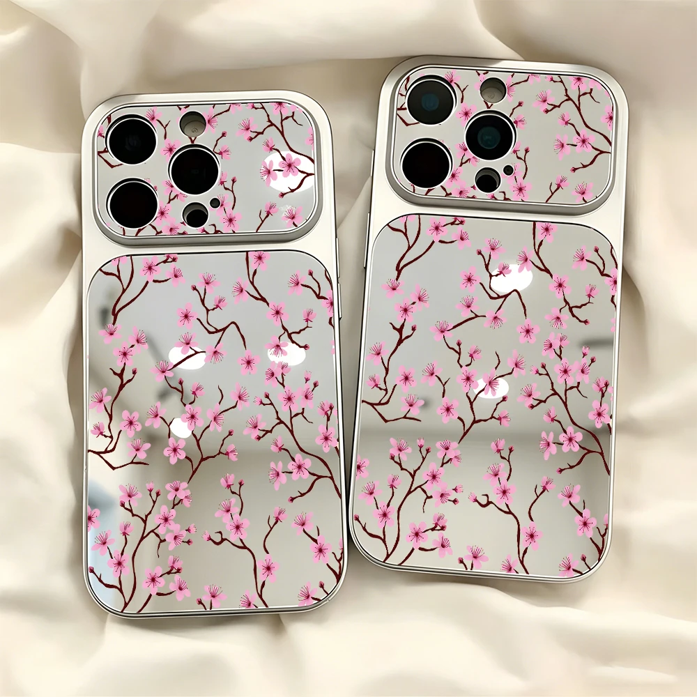Pretty Pink Plum Blossom Mirror Large Window Lens Protect Phone Case for IPhone 17 16 15 14 13 12 11 Pro Max 14 Plus Air Cover
Pretty Pink Plum Blossom Mirror Large Window Lens Protect Phone Case for IPhone 17 16 15 14 13 12 11 Pro Max 14 Plus Air Cover