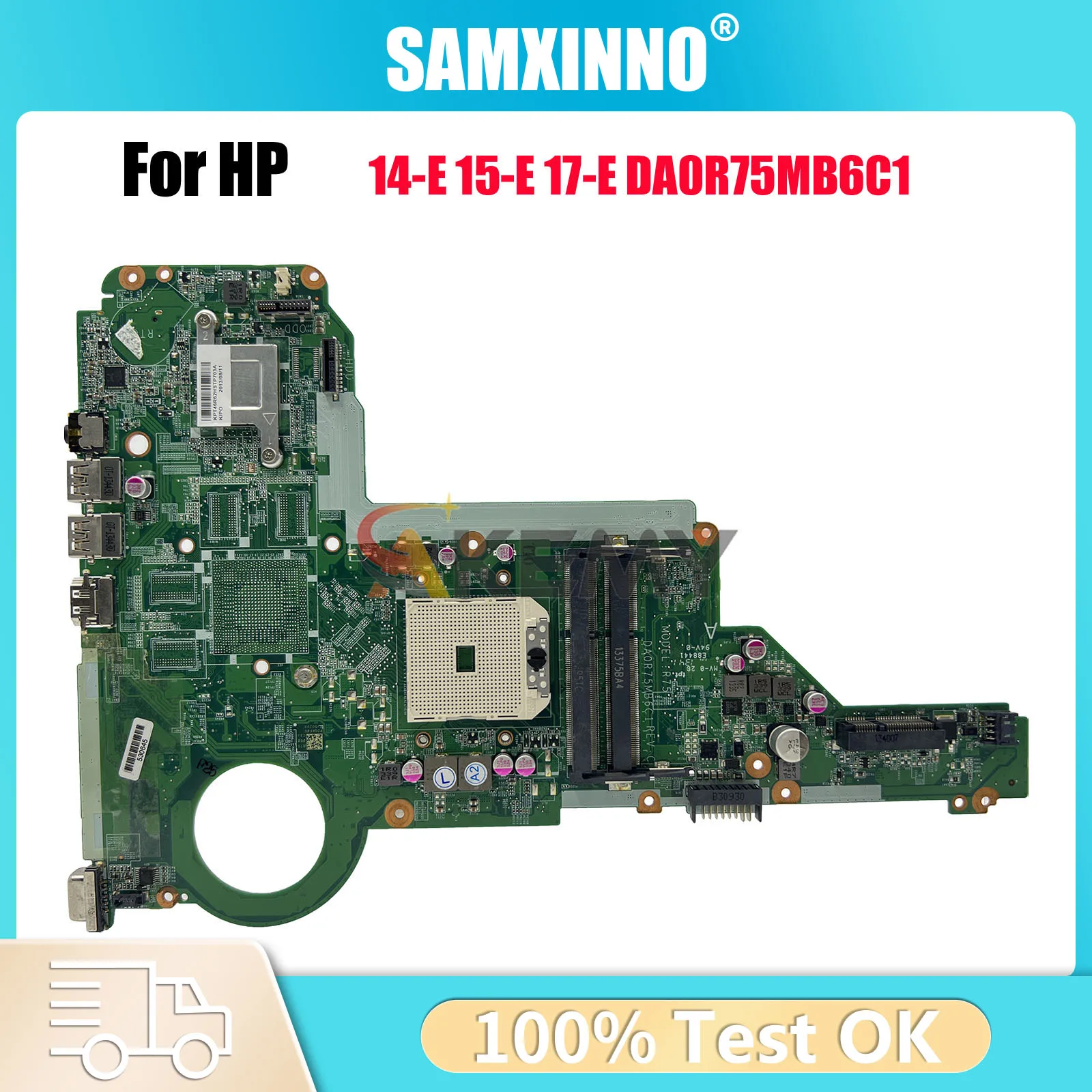 DA0R75MB6C1 For HP Pavilion 14-E 15-E 17-E Laptop Motherboard With DDR3 749966-501 749966-001 100% Fully Tested
DA0R75MB6C1 For HP Pavilion 14-E 15-E 17-E Laptop Motherboard With DDR3 749966-501 749966-001 100% Fully Tested