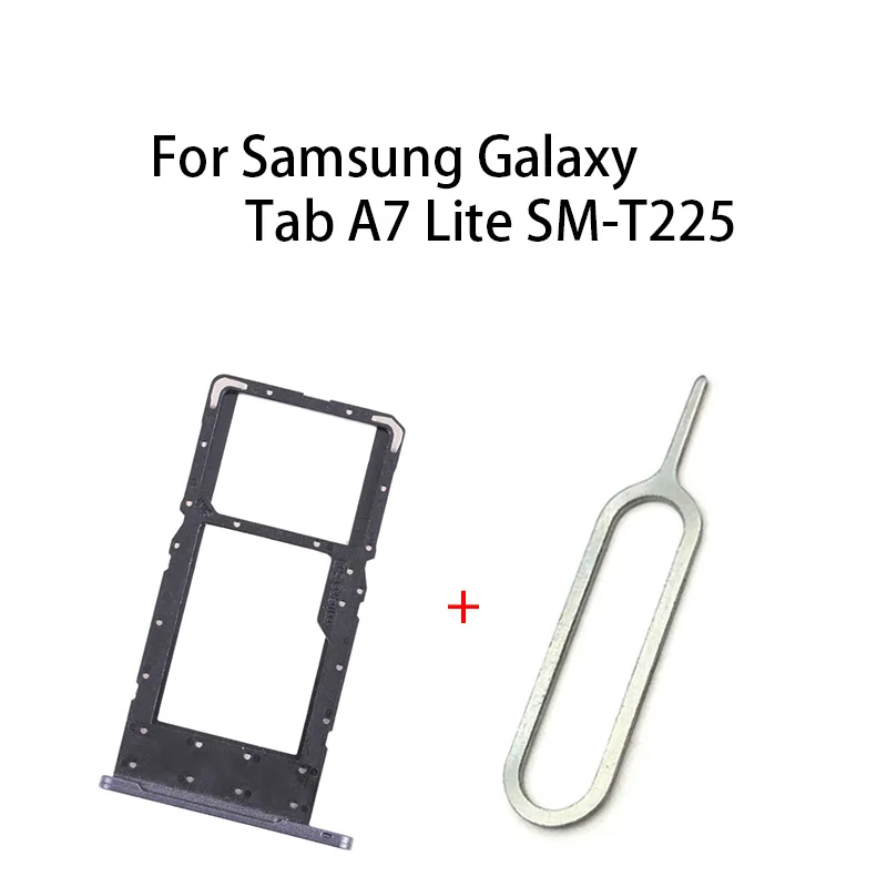 Gefensi SIM Card Tray + Micro SD Card Tray For Samsung Galaxy Tab A7 Lite SM-T225
Gefensi SIM Card Tray + Micro SD Card Tray For Samsung Galaxy Tab A7 Lite SM-T225