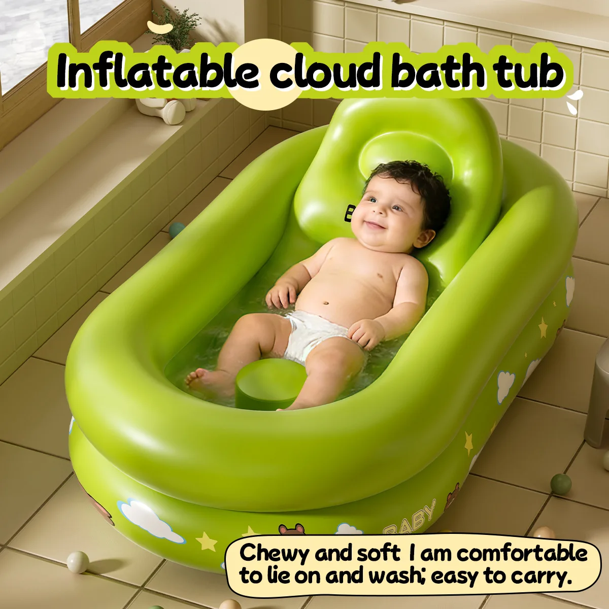 Inflatable Foldable Baby Bathtub Household Portable Shower Tub Newborn Infant Kids Bath Tub Sit And Lie Design Home Travel Use
Inflatable Foldable Baby Bathtub Household Portable Shower Tub Newborn Infant Kids Bath Tub Sit And Lie Design Home Travel Use