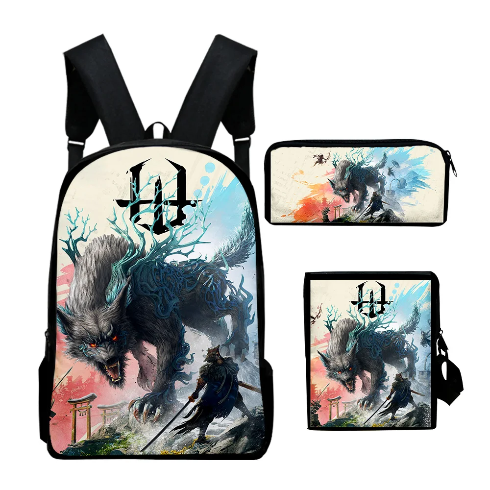 Classic Popular Wild Hearts Game 3D Print 3pcs/Set pupil School Bags Laptop Daypack Backpack Inclined shoulder bag Pencil Case
Classic Popular Wild Hearts Game 3D Print 3pcs/Set pupil School Bags Laptop Daypack Backpack Inclined shoulder bag Pencil Case