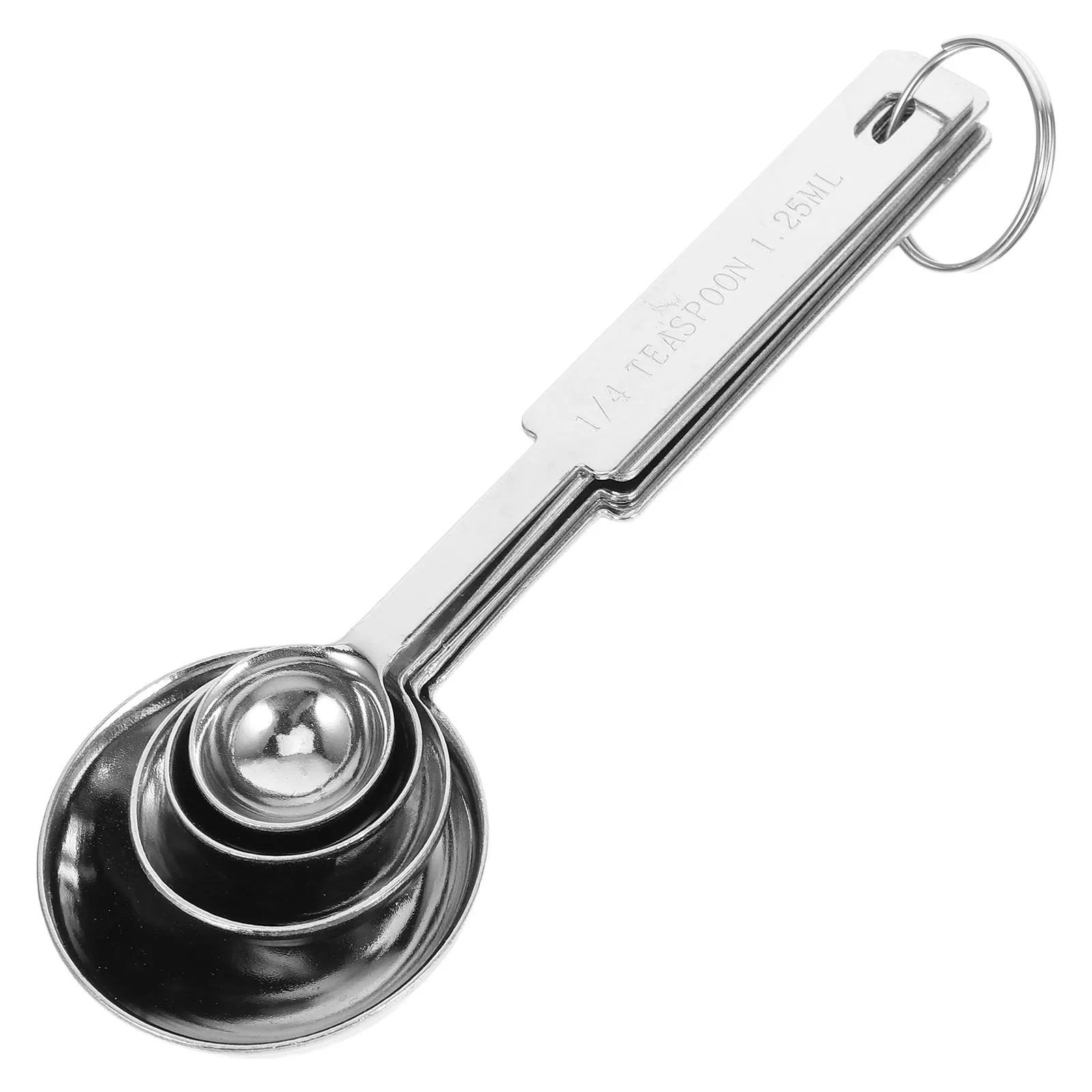 4pcs Measuring Spoons Set Stainless Steel Round Metal Baking Cooking Accurate Measurement Kitchen Essentials Special Spoons
4pcs Measuring Spoons Set Stainless Steel Round Metal Baking Cooking Accurate Measurement Kitchen Essentials Special Spoons
