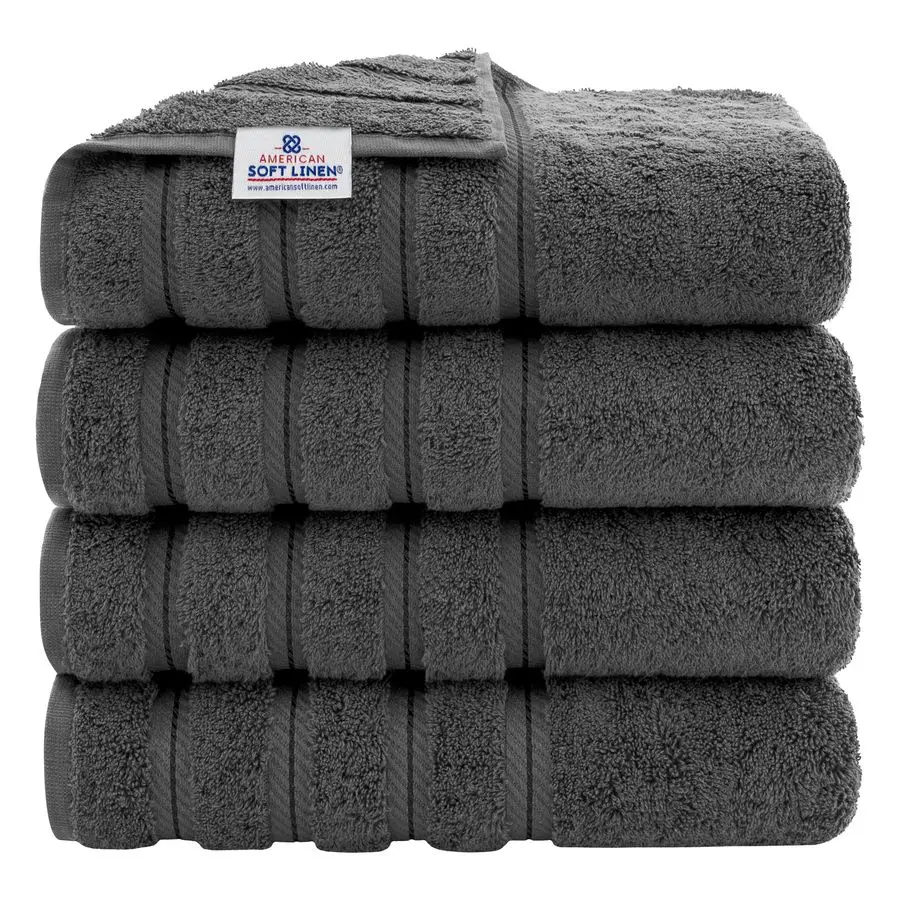 Luxury 4 Piece Bath Towel Set, 600 GSM 100 Cotton Turkish Bath Towels for Bathroom, 27x54 in Large Bathroom Shower Towels, Dark
Luxury 4 Piece Bath Towel Set, 600 GSM 100 Cotton Turkish Bath Towels for Bathroom, 27x54 in Large Bathroom Shower Towels, Dark