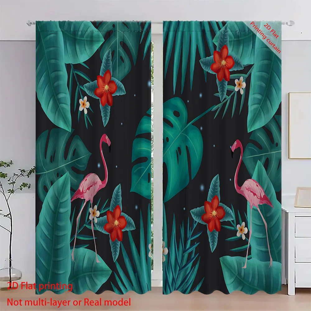Tropical palm leaf printed curtains, used for office, bedroom, living room, balcony sunshade curtains, home window decoration
Tropical palm leaf printed curtains, used for office, bedroom, living room, balcony sunshade curtains, home window decoration