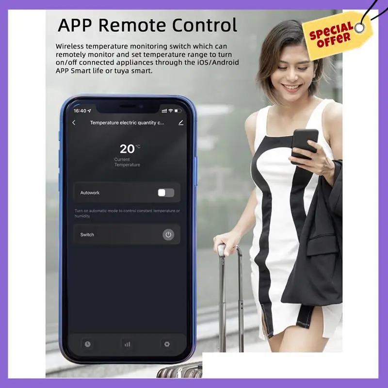-A96Z Tuya Wi-Fi 16A Умный переключатель температуры Tuya Wi-Fi Монитор мощности Дистанционное управление Умный переключатель температуры
-A96Z Tuya Wi-Fi 16A Умный переключатель температуры Tuya Wi-Fi Монитор мощности Дистанционное управление Умный переключатель температуры
