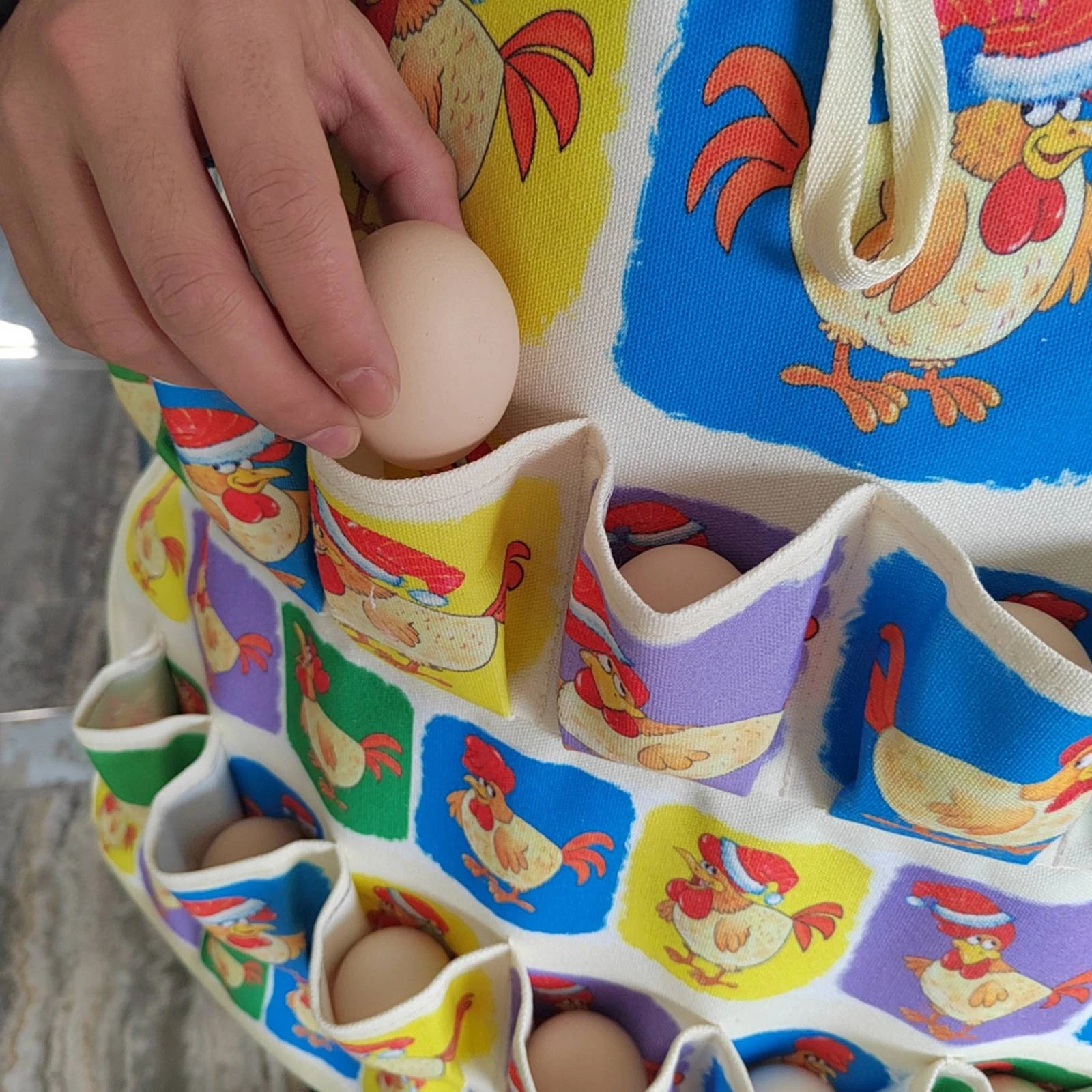 Egg Collecting Apron Open Pockets Egg Gathering Apron Workwear Beige Bound Edges
Egg Collecting Apron Open Pockets Egg Gathering Apron Workwear Beige Bound Edges