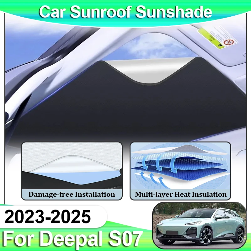 Car Sunroof Sticker For Deepal S07 Accessories S7 C673 2023 2024 2025 Skylight Curtain Sunroof Visor Electrostatic Adsorption
Car Sunroof Sticker For Deepal S07 Accessories S7 C673 2023 2024 2025 Skylight Curtain Sunroof Visor Electrostatic Adsorption