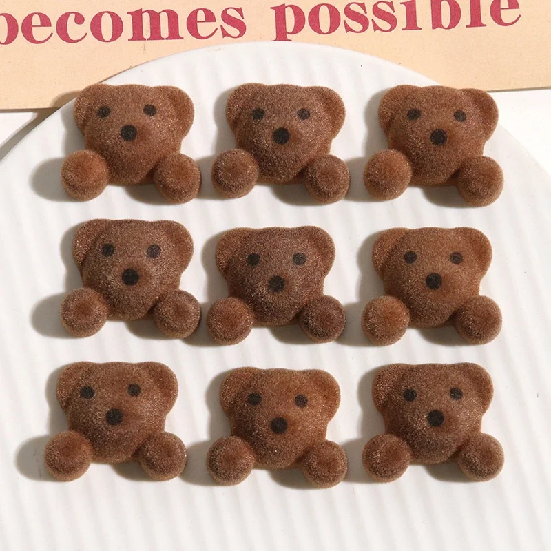 Winter style 40pcs/lot color Flocking effect animals cartoon bears heads shape resin cabochon beads diy garment hair accessory
Winter style 40pcs/lot color Flocking effect animals cartoon bears heads shape resin cabochon beads diy garment hair accessory