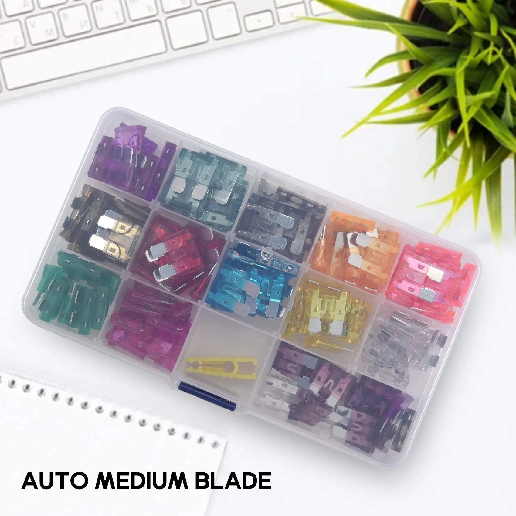 Prominent 130Pcs Standard Blade Car Fuse Assortment,1A 2A 3A 4A 5A 7.5A 10A 15A 20A 25A 30A 35A 40A Auto Medium Blade Fuses Kit
Prominent 130Pcs Standard Blade Car Fuse Assortment,1A 2A 3A 4A 5A 7.5A 10A 15A 20A 25A 30A 35A 40A Auto Medium Blade Fuses Kit