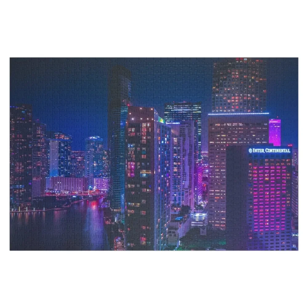 Downtown Miami at Night Jigsaw Puzzle Personalized Wooden Boxes Jigsaw Custom Customizable Gift Puzzle
Downtown Miami at Night Jigsaw Puzzle Personalized Wooden Boxes Jigsaw Custom Customizable Gift Puzzle