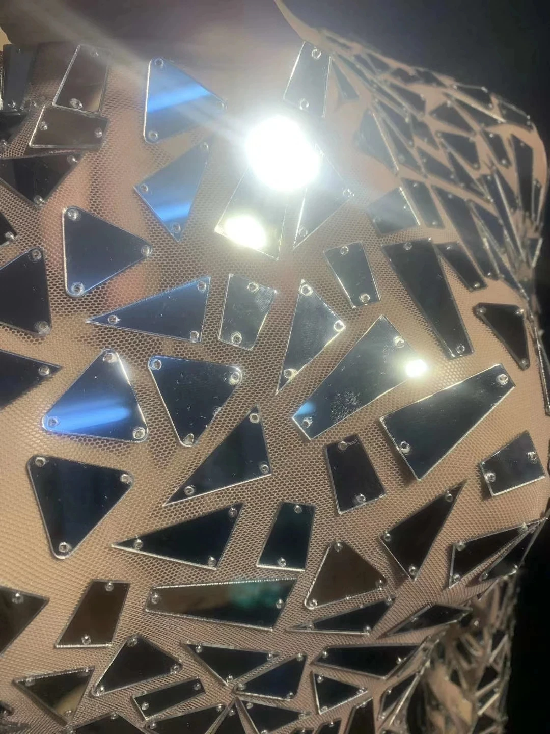 Mesh Dance Costume Sexy Stage Silver Mirrors Jumpsuit Women stage Performance Dance Net Yarn Bodysuit Sexy Nightclub Jumpsuit
Mesh Dance Costume Sexy Stage Silver Mirrors Jumpsuit Women stage Performance Dance Net Yarn Bodysuit Sexy Nightclub Jumpsuit