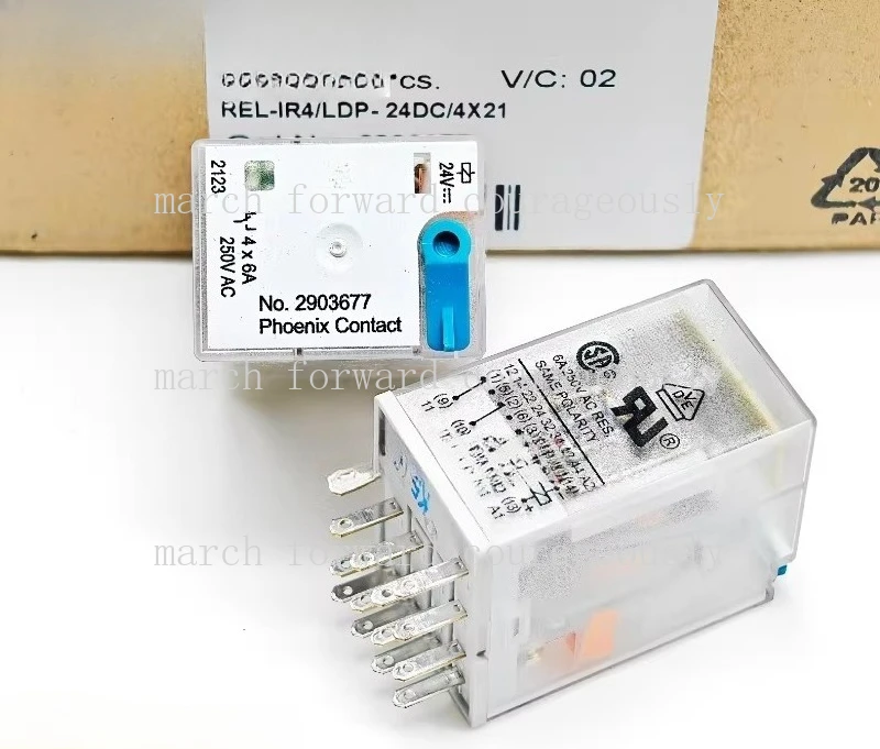 Новозарубежный оригинальный товар №. 2903677 Реле 24VDC 6A REL-IR4/LDP-24DC/4×21
Новозарубежный оригинальный товар №. 2903677 Реле 24VDC 6A REL-IR4/LDP-24DC/4×21