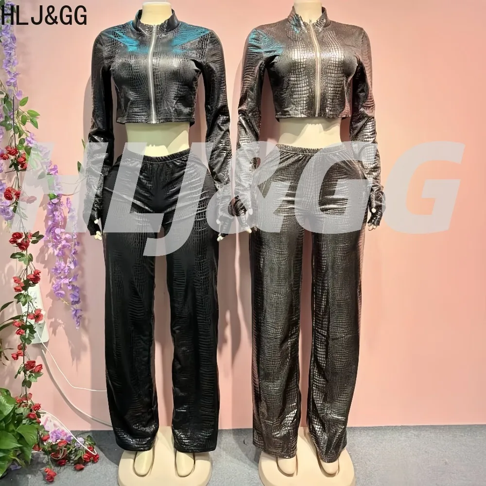 HLJ&GG Spring New Sexy Womens Snake Print Patchwork Two Piece Set with Gloves Stretchy Casual Outfit in Stock Y2K Streetwear
HLJ&GG Spring New Sexy Womens Snake Print Patchwork Two Piece Set with Gloves Stretchy Casual Outfit in Stock Y2K Streetwear