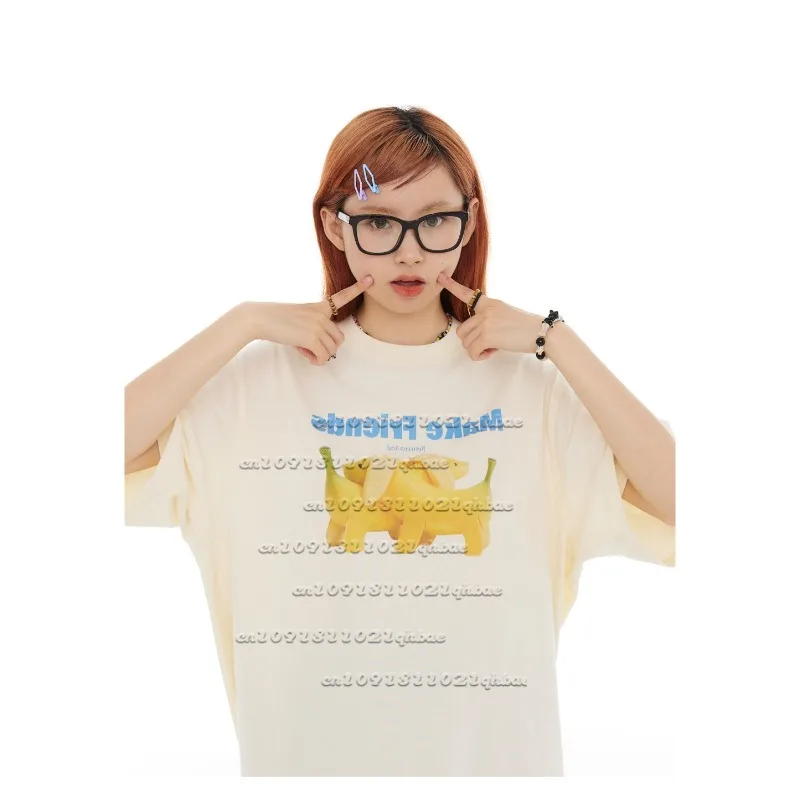 Креативная и необычная свободная футболка с короткими рукавами и 3D-принтом для пар, повседневная и универсальная, быстросохнущая и простая верхняя тенденция 
Креативная и необычная свободная футболка с короткими рукавами и 3D-принтом для пар, повседневная и универсальная, быстросохнущая и простая верхняя тенденция