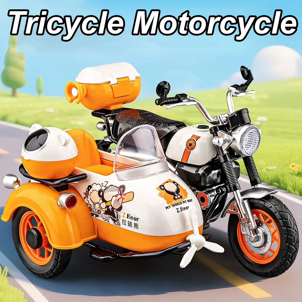 1:8 Tricycle Motorcycle Alloy Diecast Toy Model Car Front Wheel Steering Removable Accessories Shock Absorption Cars Friend Gift
1:8 Tricycle Motorcycle Alloy Diecast Toy Model Car Front Wheel Steering Removable Accessories Shock Absorption Cars Friend Gift
