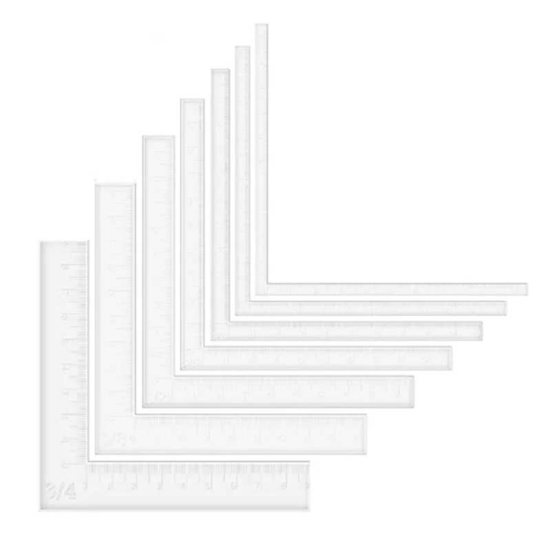 7Pcs/Set Paper Card Corners Helpers Positioning Tools Set Scrapbooking Acrylic Rulers To Make Lining Up Card Layers Set
7Pcs/Set Paper Card Corners Helpers Positioning Tools Set Scrapbooking Acrylic Rulers To Make Lining Up Card Layers Set