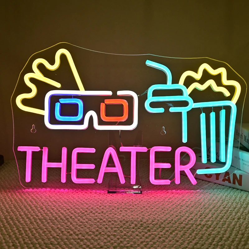 Theater Neon Signs Custom For Wall Decor Cinema For Theater Light Up Sign For Film Room Party Movie Night Decor Present Light
Theater Neon Signs Custom For Wall Decor Cinema For Theater Light Up Sign For Film Room Party Movie Night Decor Present Light