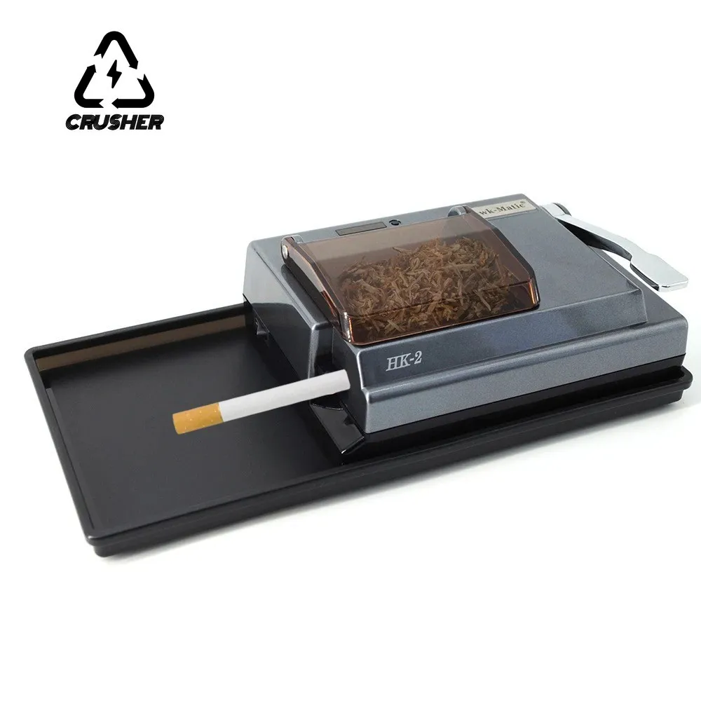 CRUSHER HK-2 Fully Automatic Tobacco Rolling Machine for 6.5/8mm Tube Electric Cigarette Inject Roller Maker with Roll Tray Tool
CRUSHER HK-2 Fully Automatic Tobacco Rolling Machine for 6.5/8mm Tube Electric Cigarette Inject Roller Maker with Roll Tray Tool