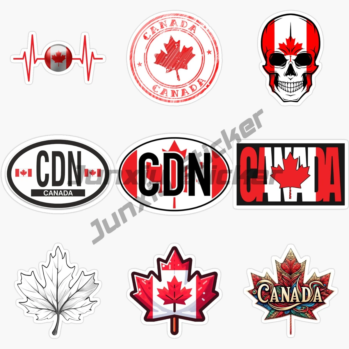 Canada Flag Maple Leaf Decal Waterproof Car Sticker on Motorcycle Laptop Decorative Decal
Canada Flag Maple Leaf Decal Waterproof Car Sticker on Motorcycle Laptop Decorative Decal