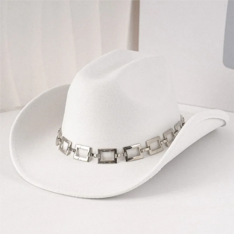 Silver square hat fashion top felt
Silver square hat fashion top felt
